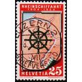 Switzerland. 1954 25c S.G.551 Used