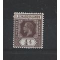 LeewardIslands.SG46 1/4d Brown.Colour Unchecked...