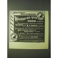 1900 Northern Pacific Railway Ad - Specially Il...