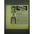 1939 Lucky Tiger Hair Tonic Ad - Danger