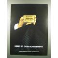 1983 National Bank MasterCard Ad - Over-Achievement