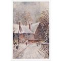 Lychgate Penshurst Kent F W Burton Art Postcard...