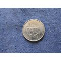 1989 BOTSWANA 10 THEBE COIN.