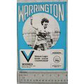 1984 programme Warrington v. Widnes