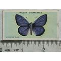 1927 Wills British Butterflies No. 9 Mazarine Blue