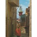 Old Jaffa Alley Ways Tel Aviv Postcard