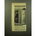 1959 Minolta 16 Camera Ad - Newest camera sensa...