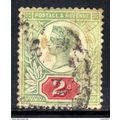 GB 1887 - 92 QV 2d Grey Green & Carmine Jubilee...