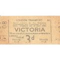 London Transport BMR Machine Ticket - Victoria ...