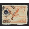 Caribic Wood Duck Bird Ovpt 1960 Canc SG#951
