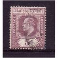 MALAYSIA STRAITS SETTLEMENTS 1902 SG113 5c DULL...
