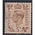 GB 1938 KGV1 5d Brown used stamp SG 469.(E452 )