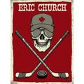 2013 ERIC CHURCH REGINA PATS HOCKEY SKULL CONCE...
