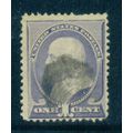 Used 212 1c Benjamin Franklin Barely Clears M01568