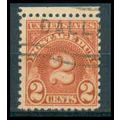 Used J81 2c Postage Due Barely Clears WA1298