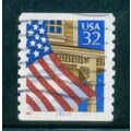 Used 2913 32c U.S. Flag Over Porch Fine CNS 333...