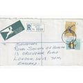 South Africa 1977 Benoni Suid to London UK Regi...