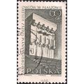POLAND, Monument in Krakow-Plaszow, brown 1965,...