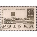 POLAND, Memorial of Auschwitz, brown 1967, 40 Gr