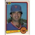1983 Donruss baseball card 182 Pete Falcone