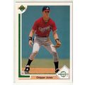 1991 Upper Deck Chipper Jones rookie baseball c...