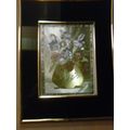 Foil print Sue Hague floral elegant framed read...