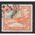 CYPRUS 1938 1pi SOLI THEATRE ORANGE SG 154 FINE...