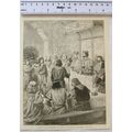 Vintage engraving: Banquet at the marriage of H...