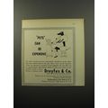 1950 Dreyfus & Co. Stock Broker Ad - Pets can be expensive