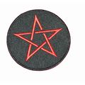 Pentagram Iron on Embroidered Sew Patch Badge P...