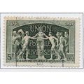 FRANCE 1949 USED UPU GREEN POSTAL UNION 75th
