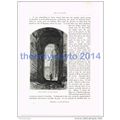 PORTA ROMANA, PALATINE, ROME, ITALY, BOOK ILLUS...
