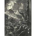 MOUNT VESUVIUS - POPULACE ATTACKING SAN GENNARO...