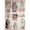 Egyptian Alto-rilievo, Scarabæi, 9 Images, Book...