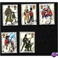 GREAT BRITAIN 1983 BRITISH ARMY SET 5 VALS FINE...