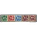 1904 5 different values - #162 fine used (o)