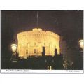 Windsor Castle, Berkshire - Round Tower at nigh...