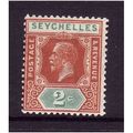 SEYCHELLES 1917 SG 82 2c CHESTNUT AND GREEN M M...