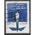FRA 2003 50c 'HUMAN RIGHTS CHARTER' FINE USED (...