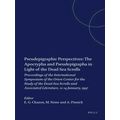 Studies On The Texts Of The Desert Of Judah Pseudepigraphic Perspectives: The Ap