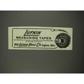 1913 Lufkin Measuring Tapes Ad