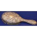 Art Nouveau Style White Metal Vanity Hair Brush...