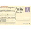 Canada #P85a Postal.Card. MINT Karsh, CPR Railw...