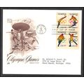 FDC Art Craft 1695-1698 13c Olympians (Cachet-T...