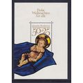 GERMANY 1981 CHRISTMAS SOUVENIR SHEET MINT HING...
