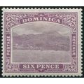 Dominica 1921 6d purple SG 67 unused