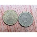 1981j 5 Pfennig Germany Coin