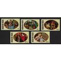 Cook Is. Christmas Paintings 5v 1969 MNH SG#310...