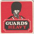 BEER MAT - TENNENTS BREWERY - GUARDS HEAVY - (C...