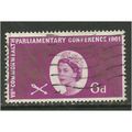 GB 1961 QE2 6d Parliament Conference SG 629.(B7...